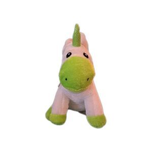 Unicorn Rainbow White & Green Stuffed Animal 9" Plush Peek A Boo Standing Toy